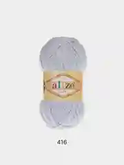 Серый пряжа плюшевая Alize Softy 100% Микрополиэстер 50г 115м (Ализе софти велюровая)