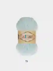 Мятный пряжа плюшевая Alize Softy 100% Микрополиэстер 50г 115м (Ализе софти велюровая)
