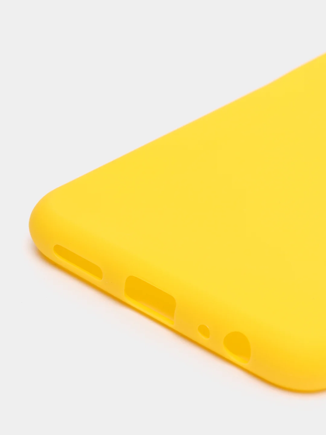 Желтый чехол на Samsung Galaxy A22s 5G, A22 5G, силиконовый, цветной, матовый