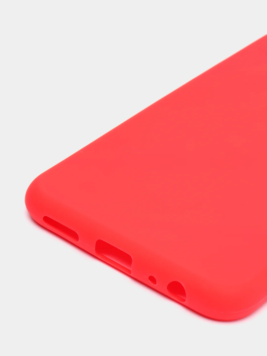 Красный чехол на Samsung Galaxy A22s 5G, A22 5G, силиконовый, цветной, матовый