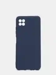 Синий чехол на Samsung Galaxy A22s 5G, A22 5G, силиконовый, цветной, матовый