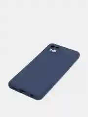Синий чехол на Samsung Galaxy A22s 5G, A22 5G, силиконовый, цветной, матовый