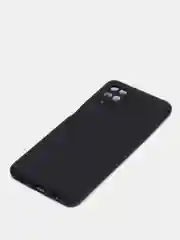 Черный чехол цветной матовый на Samsung Galaxy A12 / Samsung Galaxy M12