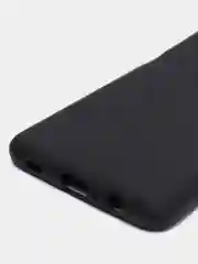 Черный чехол цветной матовый на Samsung Galaxy A12 / Samsung Galaxy M12