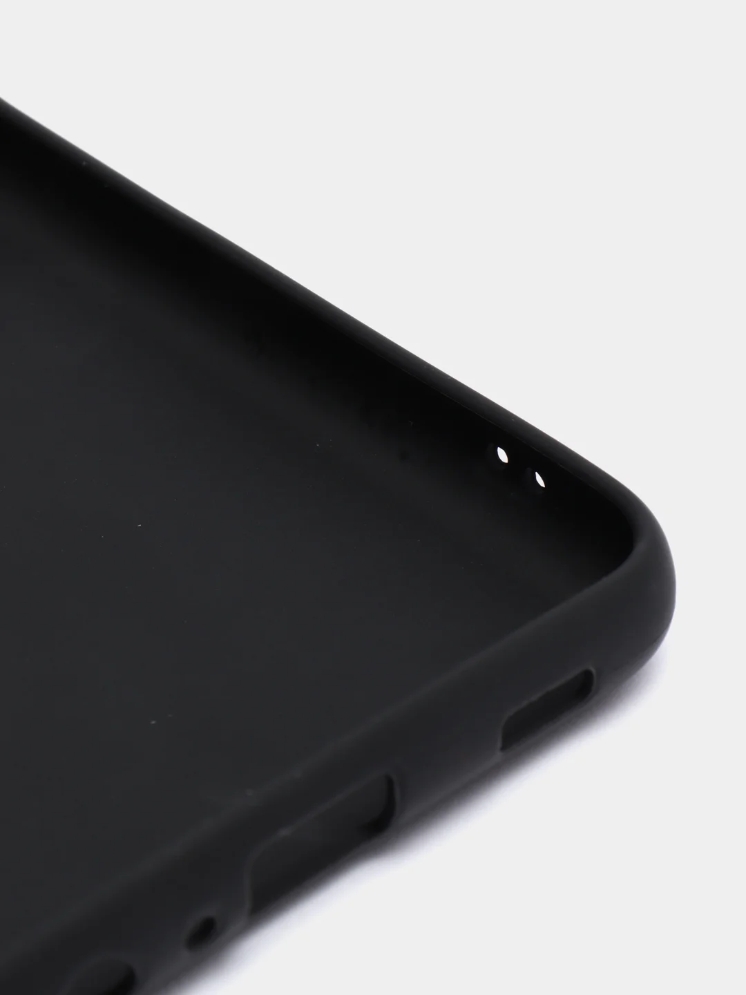 Черный чехол цветной матовый на Samsung Galaxy A12 / Samsung Galaxy M12
