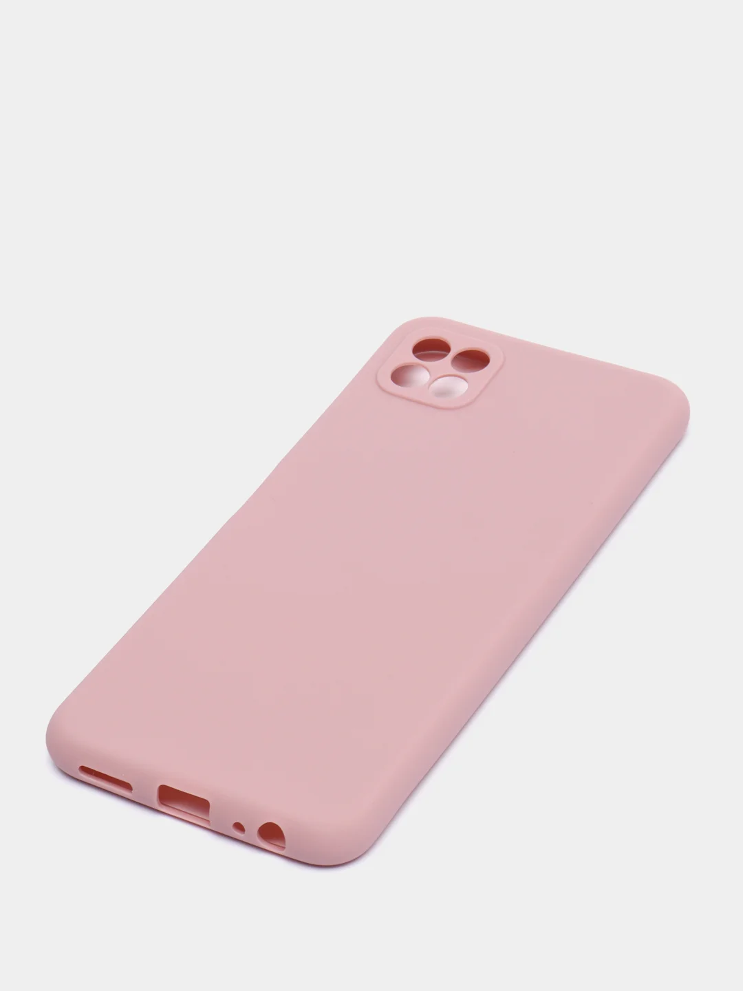 Коралловый меланж чехол на Samsung Galaxy A22s 5G, A22 5G, силиконовый, цветной, матовый