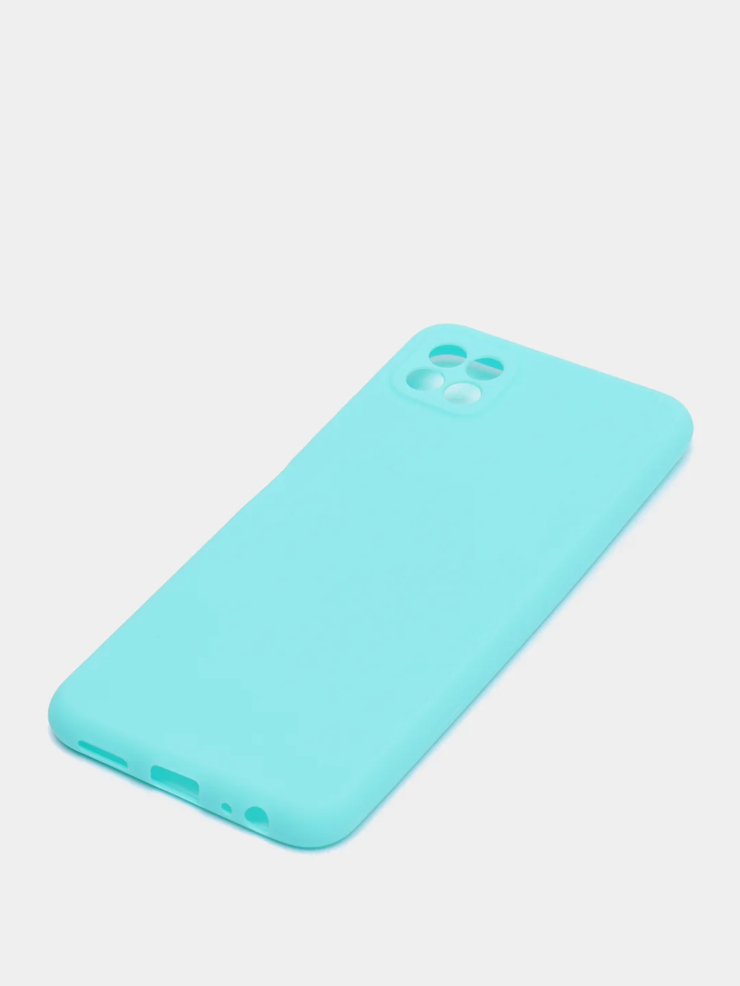 Бирюзовый чехол на Samsung Galaxy A22s 5G, A22 5G, силиконовый, цветной, матовый