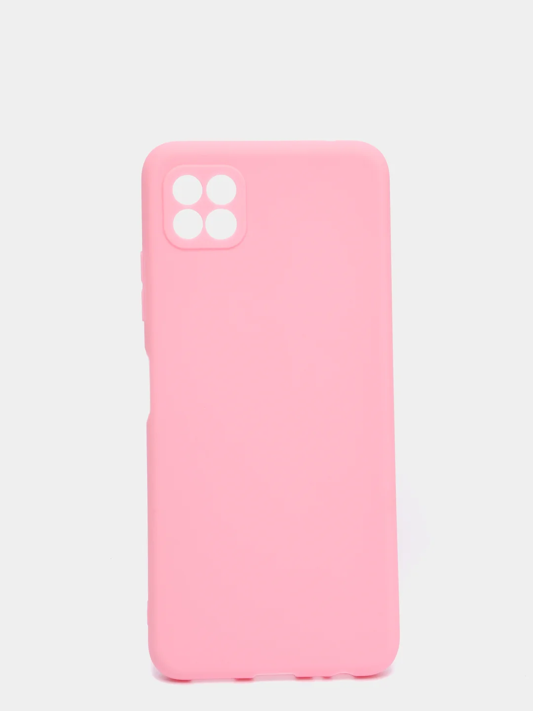 Розовый чехол на Samsung Galaxy A22s 5G, A22 5G, силиконовый, цветной, матовый