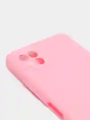 Розовый чехол на Samsung Galaxy A22s 5G, A22 5G, силиконовый, цветной, матовый