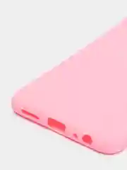 Розовый чехол на Samsung Galaxy A22s 5G, A22 5G, силиконовый, цветной, матовый