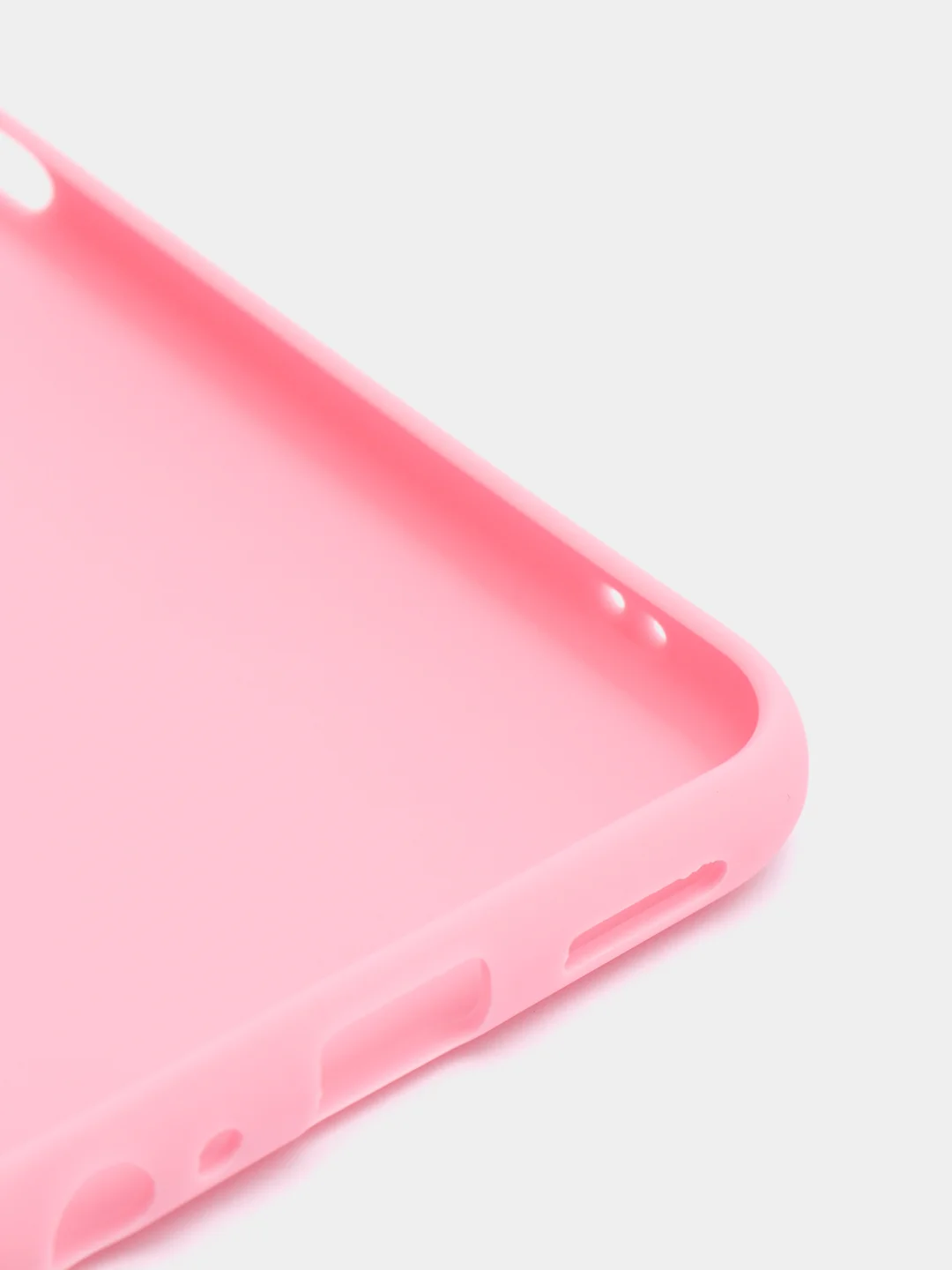 Розовый чехол на Samsung Galaxy A22s 5G, A22 5G, силиконовый, цветной, матовый