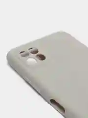 Серый чехол на Samsung Galaxy A22s 5G, A22 5G, силиконовый, цветной, матовый