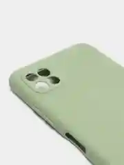 Оливковый чехол на Samsung Galaxy A22s 5G, A22 5G, силиконовый, цветной, матовый