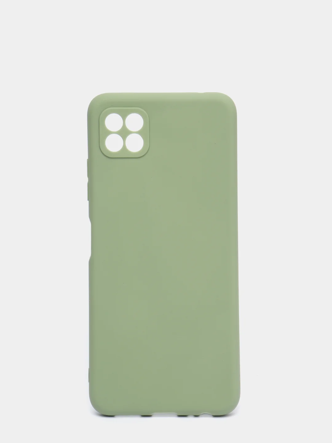Оливковый чехол на Samsung Galaxy A22s 5G, A22 5G, силиконовый, цветной, матовый