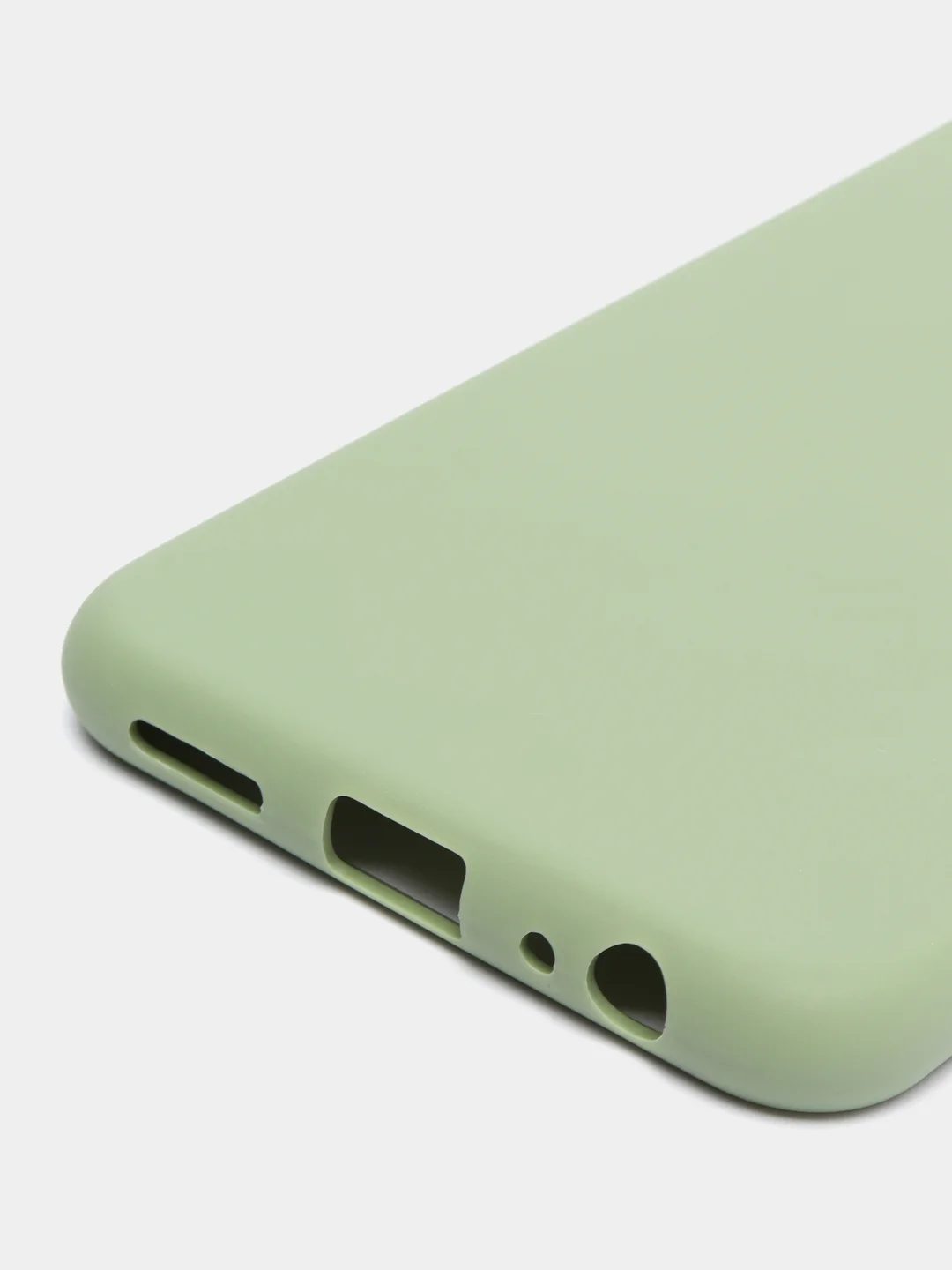 Оливковый чехол на Samsung Galaxy A22s 5G, A22 5G, силиконовый, цветной, матовый