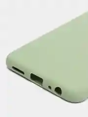 Оливковый чехол на Samsung Galaxy A22s 5G, A22 5G, силиконовый, цветной, матовый