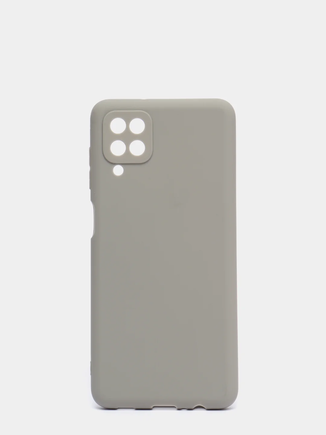 Серый чехол цветной матовый на Samsung Galaxy A12 / Samsung Galaxy M12