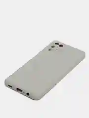Серый чехол цветной матовый на Samsung Galaxy A12 / Samsung Galaxy M12
