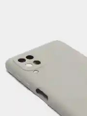 Серый чехол цветной матовый на Samsung Galaxy A12 / Samsung Galaxy M12