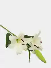 Белый искуственные цветы Лилии