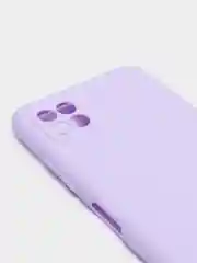 Сиреневый чехол на Samsung Galaxy A22s 5G, A22 5G, силиконовый, цветной, матовый