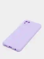 Сиреневый чехол на Samsung Galaxy A22s 5G, A22 5G, силиконовый, цветной, матовый