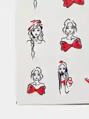 Фуксия слайдеры для дизайна ногтей