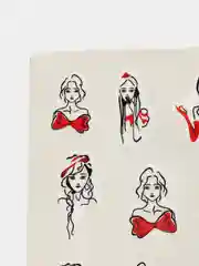 Фуксия слайдеры для дизайна ногтей