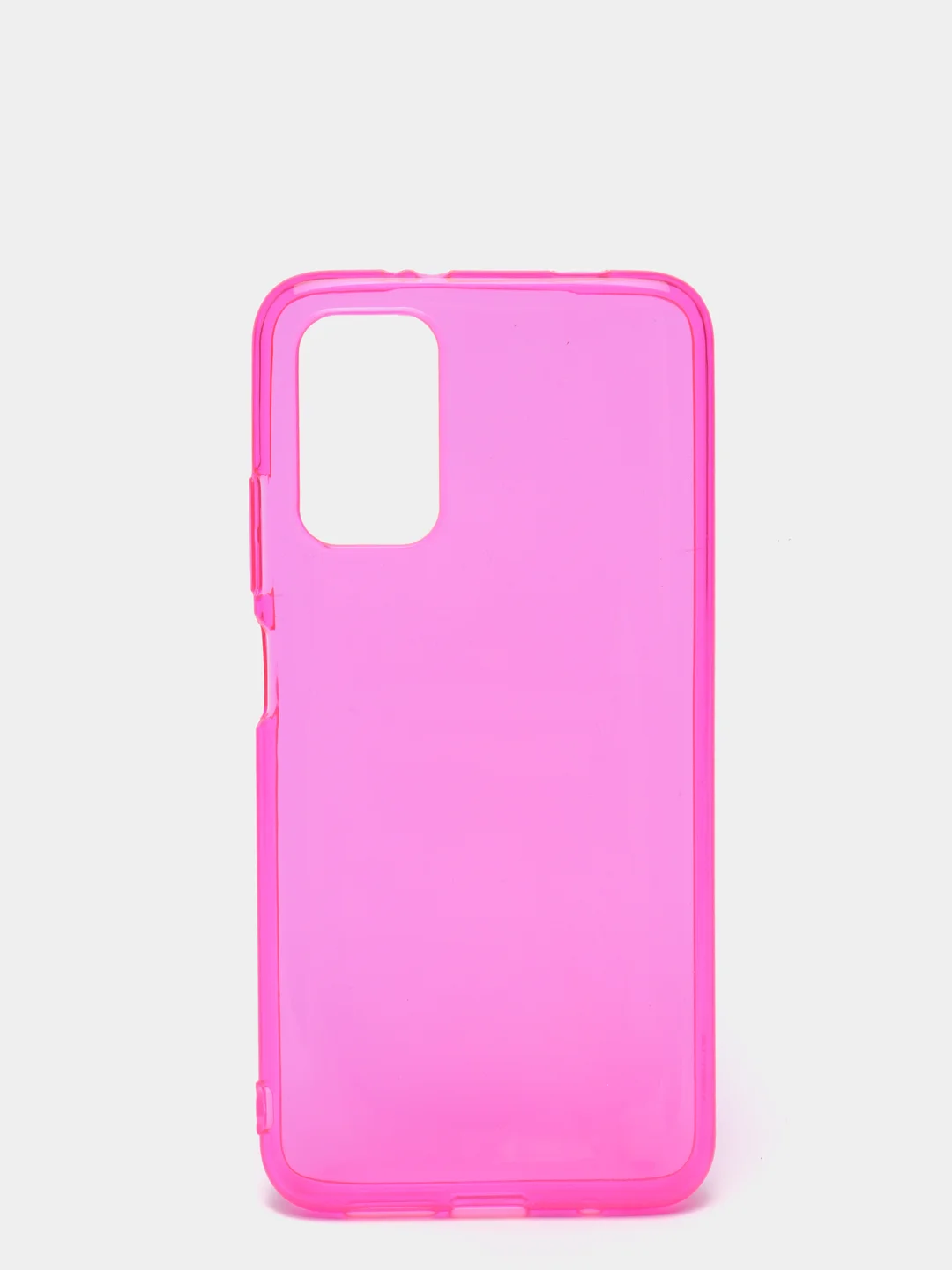 Фуксия чехол Xiaomi Redmi 9T / Poco M3, Сяоми Редми 9Т, прозрачный плотный неоновый с оттенком