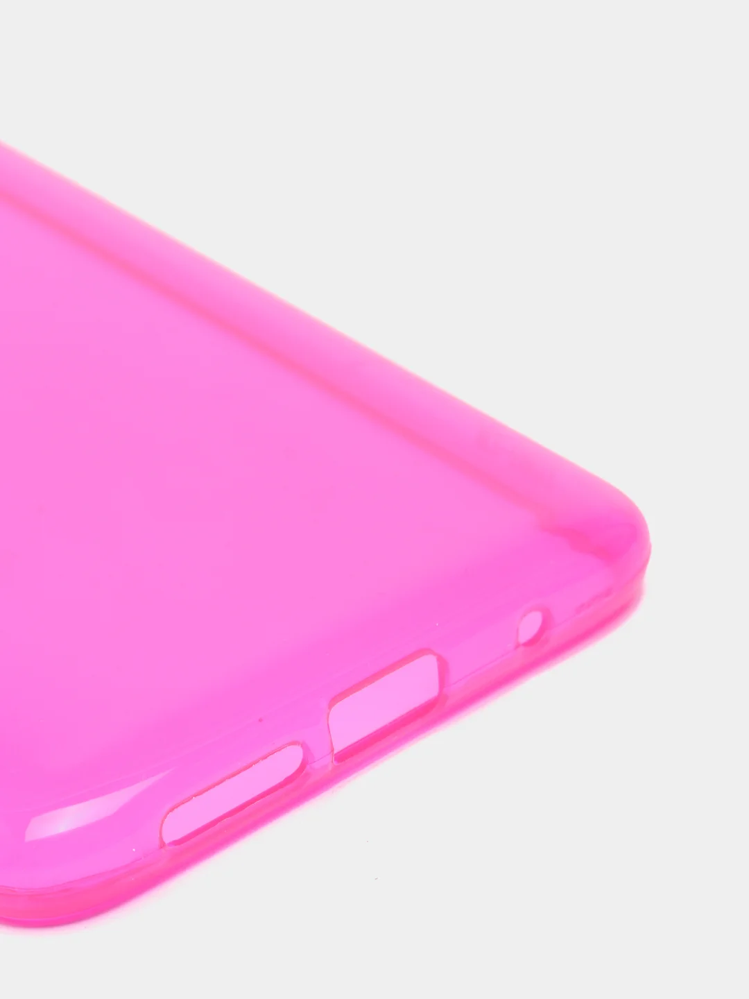 Фуксия чехол Xiaomi Redmi 9T / Poco M3, Сяоми Редми 9Т, прозрачный плотный неоновый с оттенком