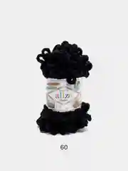 Черный пряжа Турция "Alize PUFFY"