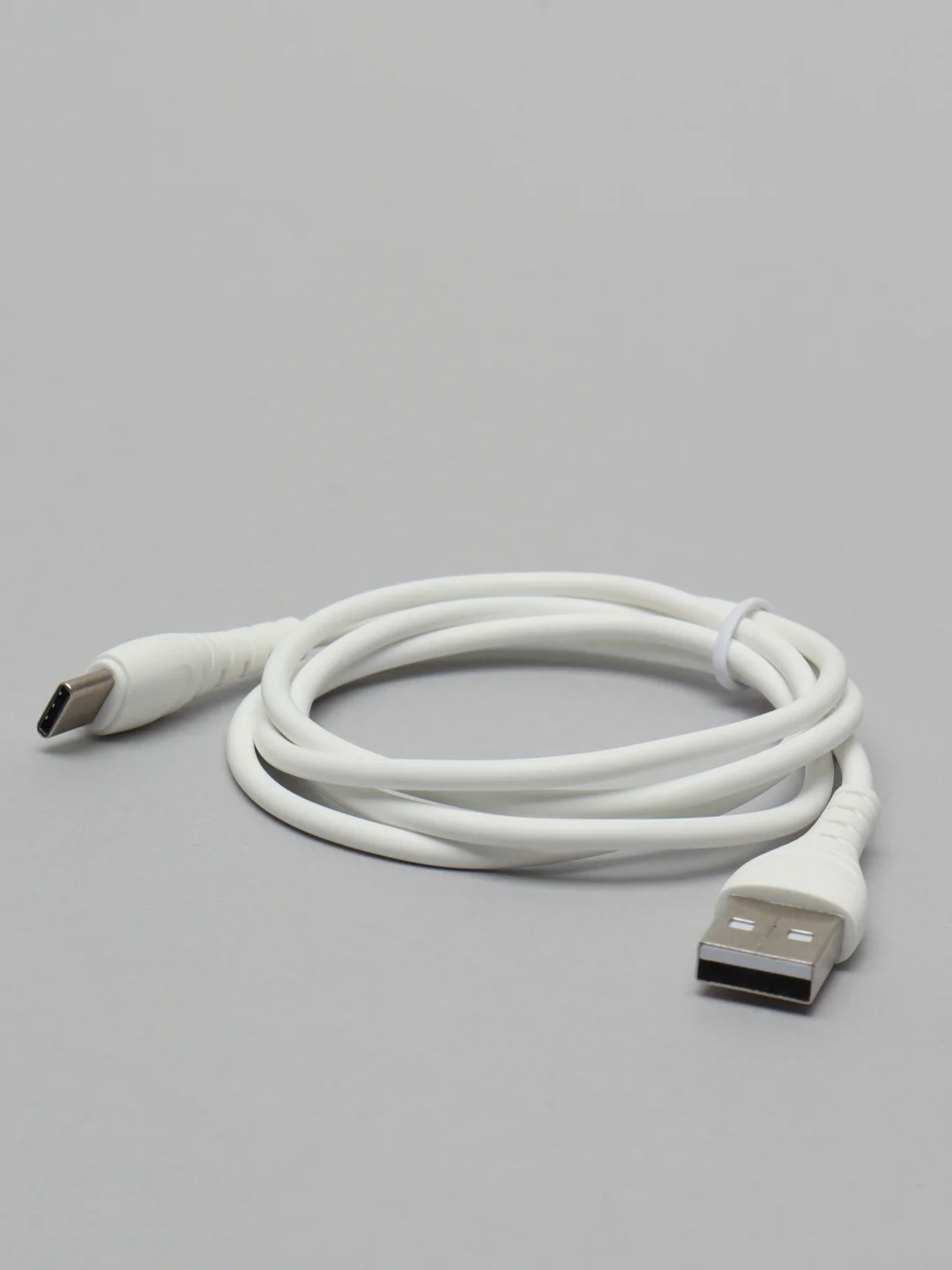 Белый кабель Type-C (быстрая зарядка) 2,4А