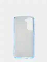 Голубой чехол Samsung Galaxy S21 FE, Самсунг Галакси С21 ФЕ блестящий