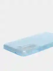 Голубой чехол Samsung Galaxy S21 FE, Самсунг Галакси С21 ФЕ блестящий