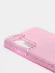 Сиреневый чехол Samsung Galaxy S21 FE, Самсунг Галакси С21 ФЕ блестящий