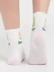 Лайм женские носки с фруктами