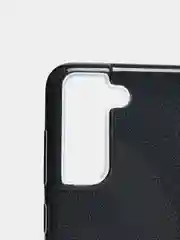Черный чехол Samsung Galaxy S21 FE, Самсунг Галакси С21 ФЕ блестящий