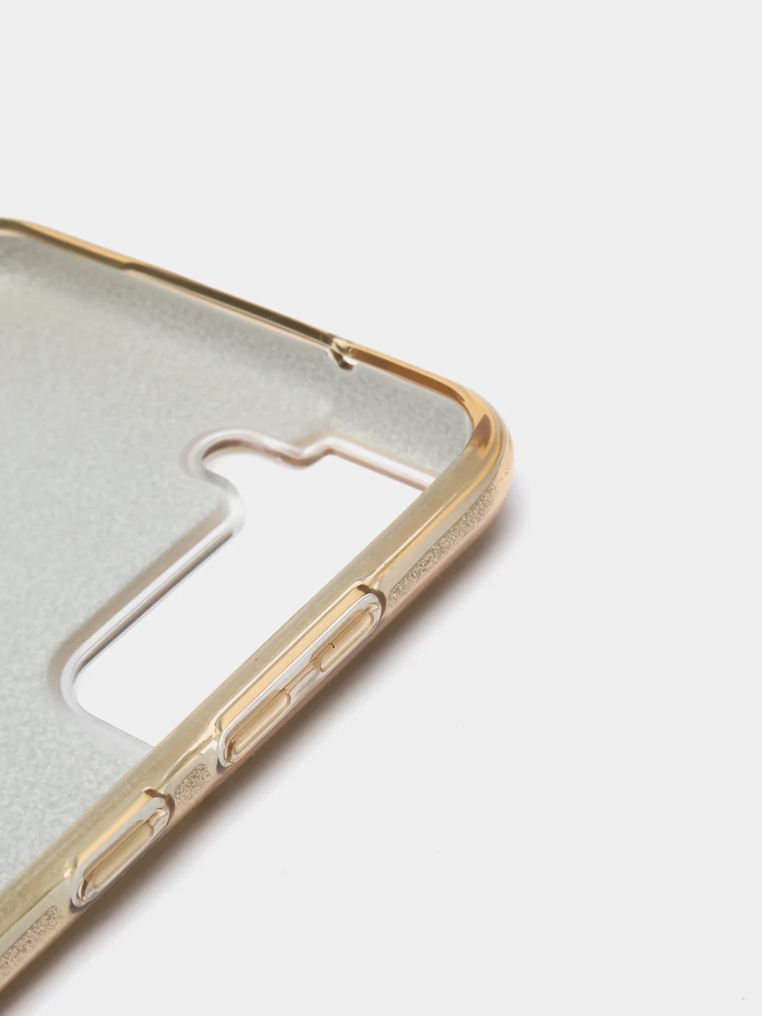 Золотой чехол Samsung Galaxy S21 FE, Самсунг Галакси С21 ФЕ блестящий