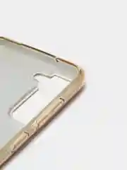 Золотой чехол Samsung Galaxy S21 FE, Самсунг Галакси С21 ФЕ блестящий