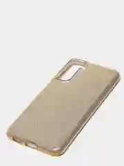 Золотой чехол Samsung Galaxy S21 FE, Самсунг Галакси С21 ФЕ блестящий