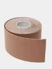 Бежевый кинезио тейп, эластичная лента