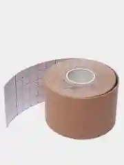 Бежевый кинезио тейп, эластичная лента