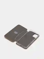 Коричневый чехол-книжка iPhone 12 Mini