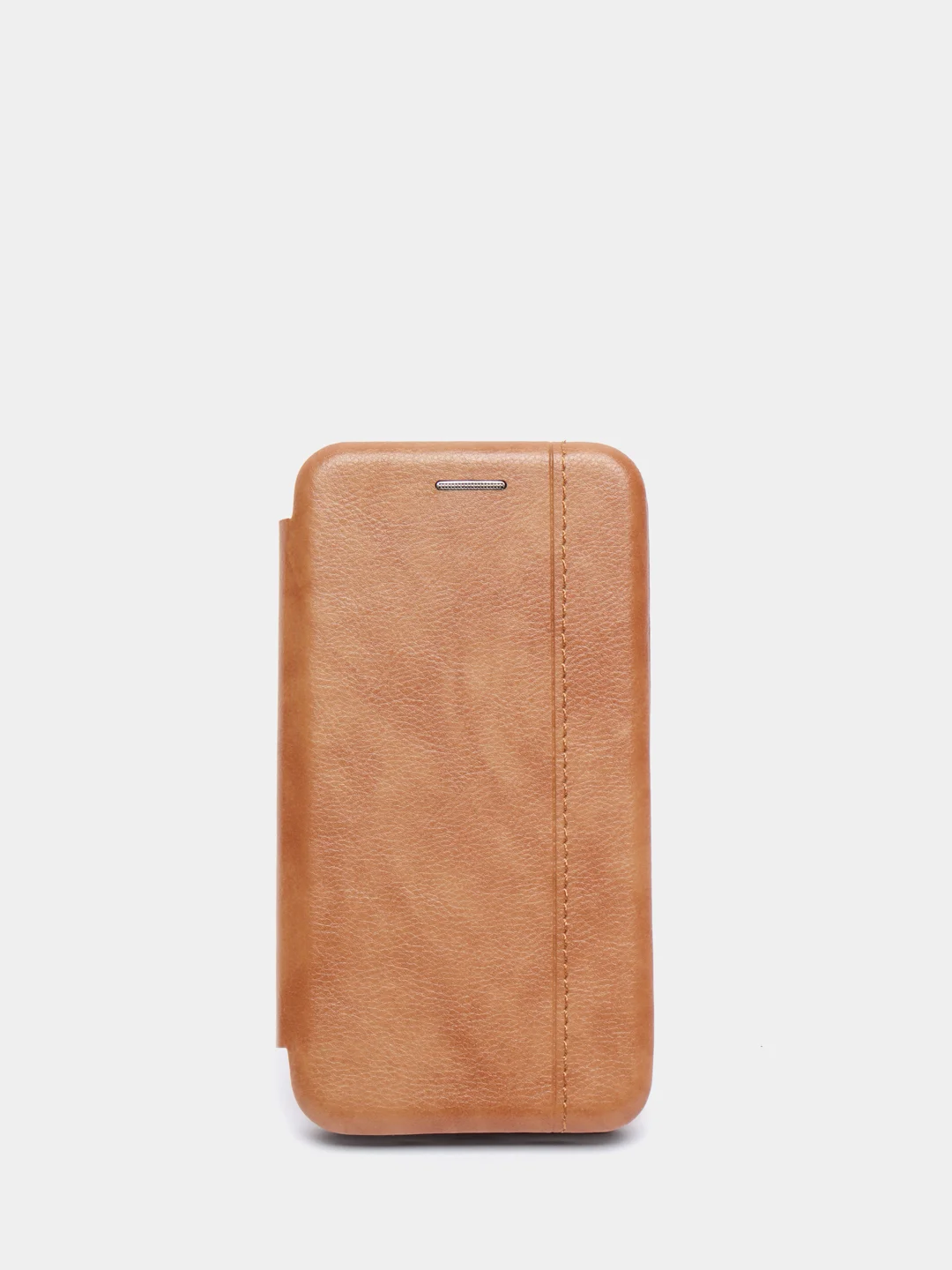 Коричневый чехол-книжка iPhone 12 Mini