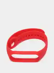 Красный ремешок для Xiaomi Mi Band 5 / 6 / 7, силиконовый