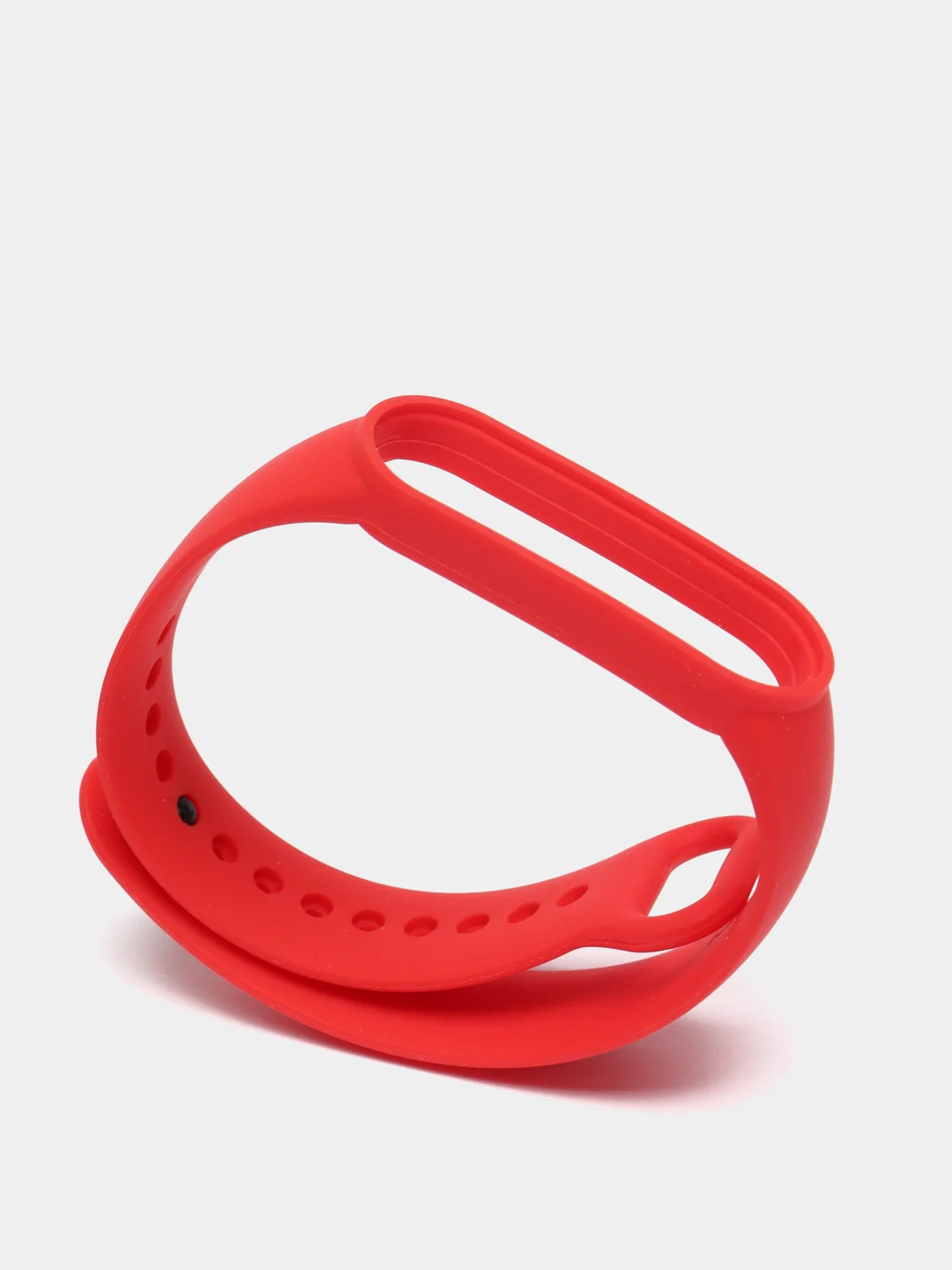 Красный ремешок для Xiaomi Mi Band 5 / 6 / 7, силиконовый