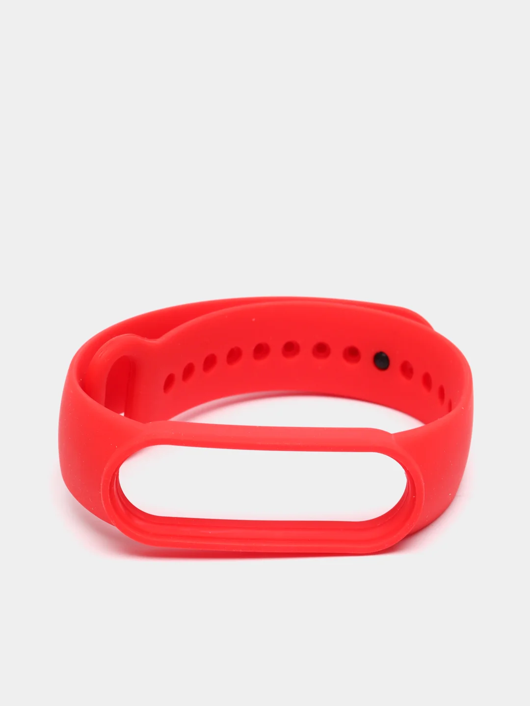 Красный ремешок для Xiaomi Mi Band 5 / 6 / 7, силиконовый