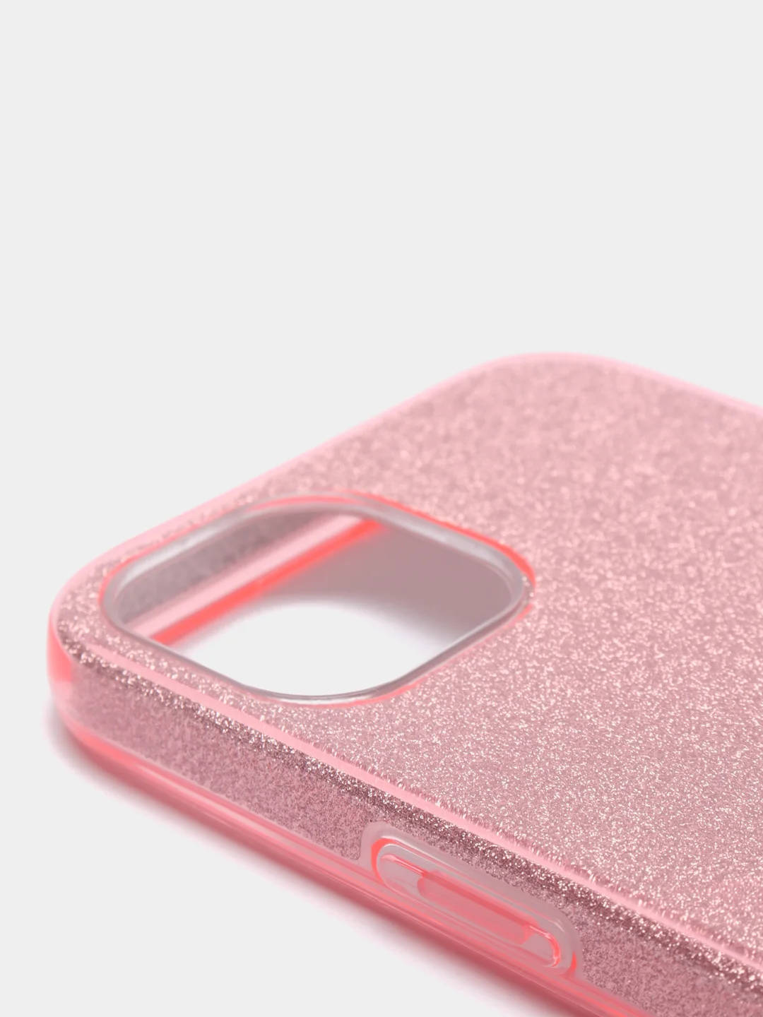 Розовый чехол блестящий IPHONE 13