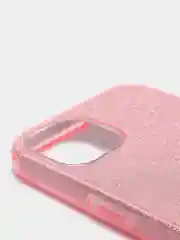 Розовый чехол блестящий IPHONE 13