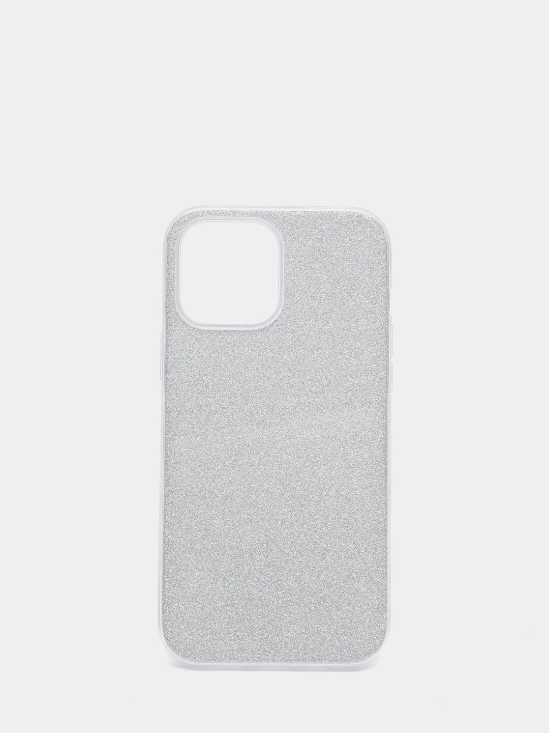 Серебряный чехол блестящий для iPhone 13 Pro Max